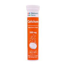 قرص جوشان کلسیم 500 میلی گرم نیچرز پلنتی 20 عدد طعم پرتقال | Natures Plenty Calcium Effervescent Tablet 500 mg