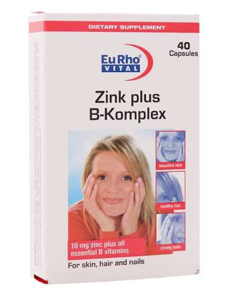 زینک پلاس 10 یوروویتال 40 عدد | Eurho vital Zink plus