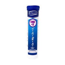 کلسیم منیزیم زینک ویتامین د3 جوشان های هلث 20 عدد | Hi Health Ca Mg Zn Vitamin D3