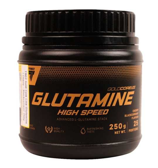 ال گلوتامین های اسپید گلد کر لاین ترک ۲۵۰ گرمی طعم گیلاس | Trec High Speed L-Glutamine Gold core Line