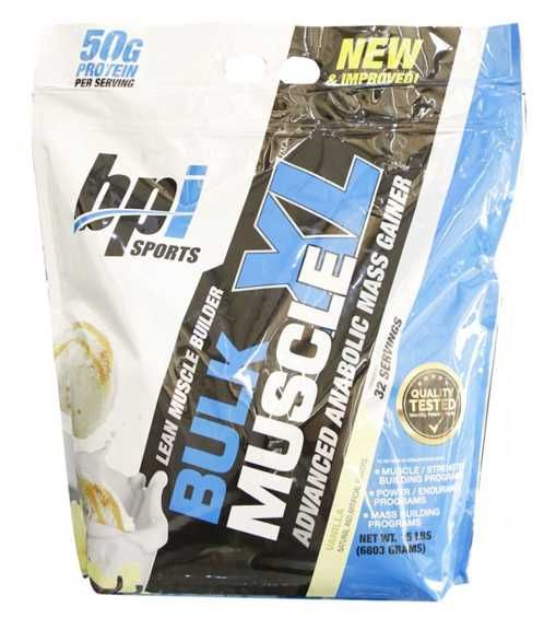 بالک ماسل بی پی آی 6803 گرم طعم وانیل | BPI Bulk Muscle