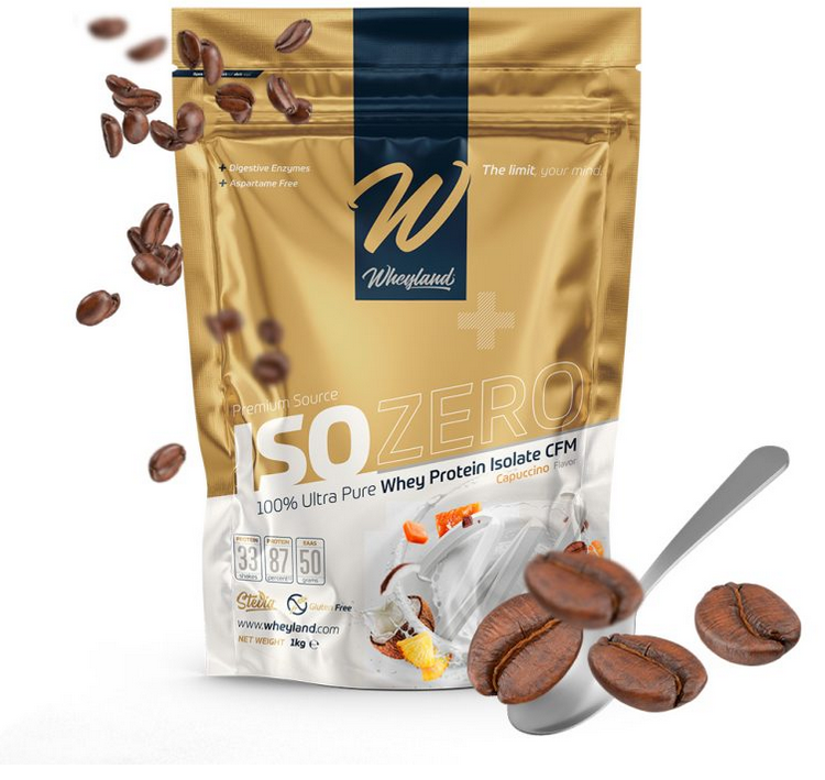 پروتئین وی ایزو زیرو وی لند نوتریشن 1000 گرم طعم کاپوچینو | Wheyland Iso Zero
