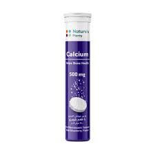 قرص جوشان کلسیم 500 میلی گرم نیچرز پلنتی 20 عدد طعم بلوبری | Natures Plenty Calcium Effervescent Tablet 500 mg