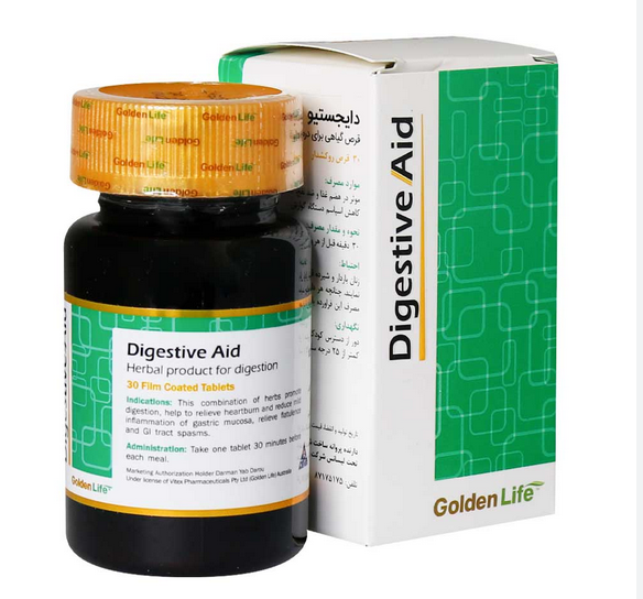 دایجستیو اید گلدن لایف 60 عدد | Golden Life Digestive Aid