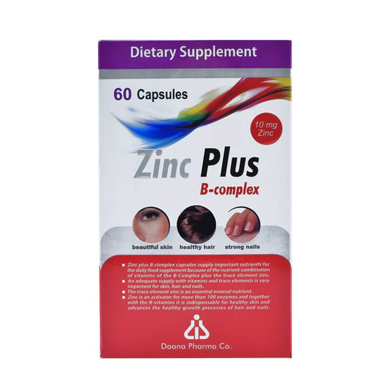 زینک پلاس 10 میلی گرم دانا فارما 60 عدد | Daana Pharm Zinc Plus 10 mg