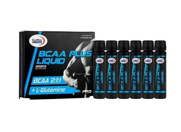 بی سی ای ای پلاس لیکوئید یوروویتال 6 عدد | Eurho Vital BCAA Plus Liquid