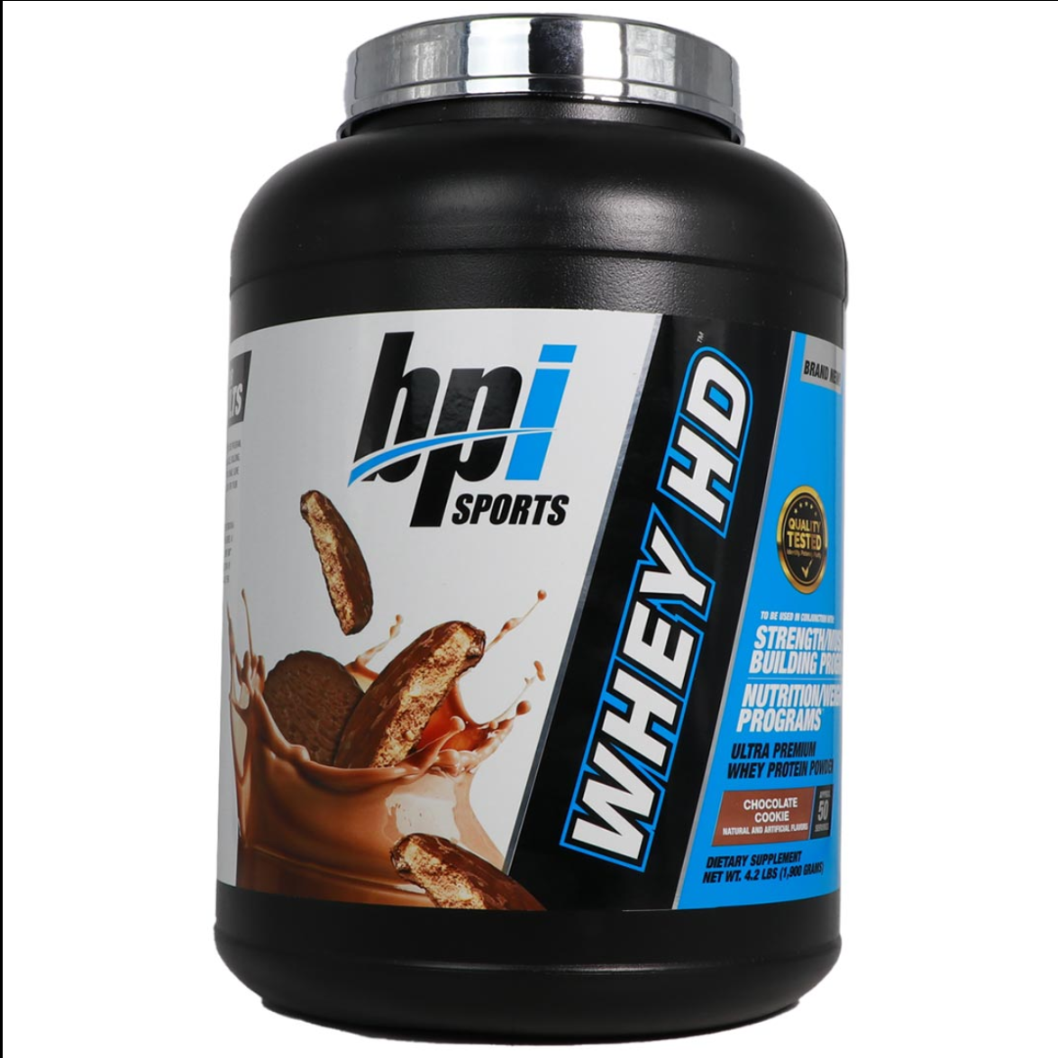 پروتئین وی اچ دی بی پی آی 1900 گرم طعم بیسکوئیت شکلاتی | BPI Whey Hd