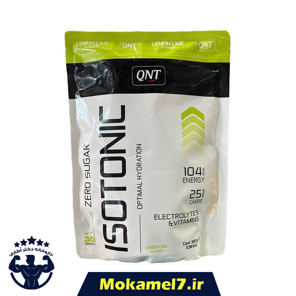 ایزوتونیک کیو ان تی 900 گرم طعم لیمو | QNT Isotonic