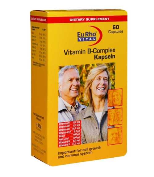 ویتامین ب کمپلکس یوروویتال 60 عدد |Eurhovital B complex