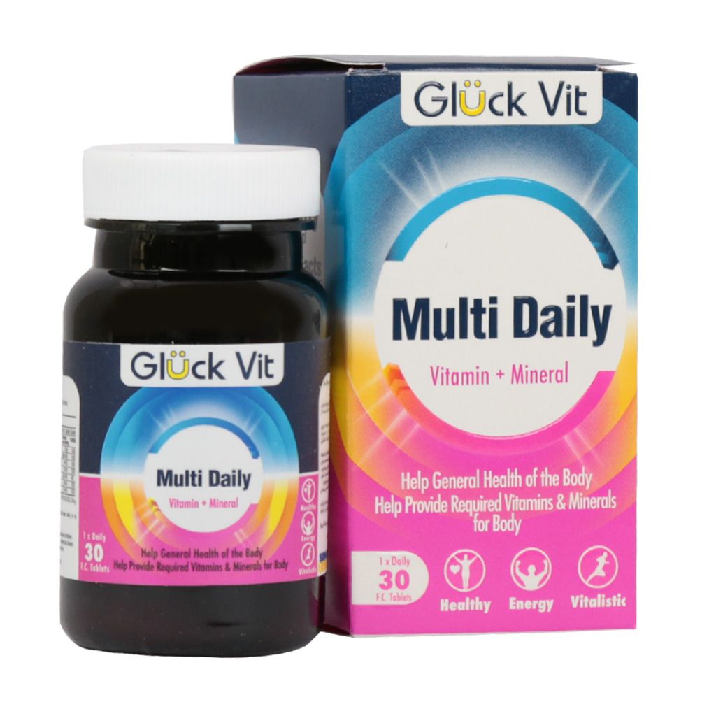 مولتی دیلی ویتامین و مینرال گلوک ویت | Gluck Vit Multi Daily Vitamin And Mineral