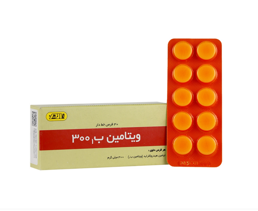 ویتامین ب 1 امین 300 میلی گرم 30 عدد | Amin Vitamin B1 300 mg